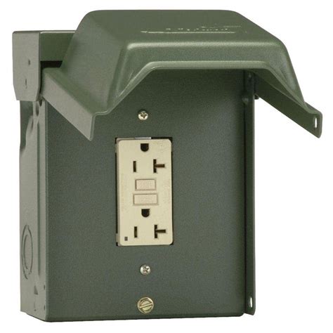 outdoor electrical outlet box home depot|home depot outdoor outlet installation.